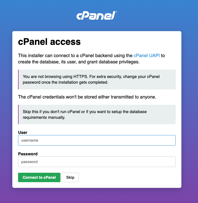 Chevereto cPanel